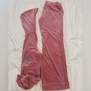 Juicy Couture Soft Pink Velour Set